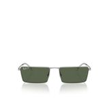 Ray-Ban RB3741 Dikdörtgen Metal Unisex Polarize Güneş Gözlüğü