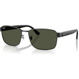 Ray-Ban RB3750 002/31 59 Unisex Güneş Gözlüğü Siyah Metal Çerçeve UV 400 Filtreli