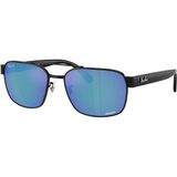 Ray-ban Rb3751ch 002/4l 58 Polarize Erkek Güneş Gözlüğü Siyah