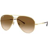 Ray-Ban RB3825 001/51 62 Unisex Güneş Gözlüğü - Altın - Açık Kahve