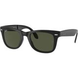 Ray-Ban RB4105 601S 50 Katlanabilir Güneş Gözlüğü Mat Siyah Çerçeve UV 400 Filtreli