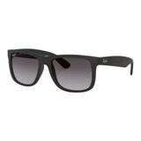 Ray-Ban RB4165 601 8g Erkek Güneş Gözlüğü Siyah Çerçeve ile Füme Organik Cam
