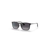 Ray-Ban RB4187 Chris Kadın Güneş Gözlüğü, Dikdörtgen Çerçeve, Siyah, UV400