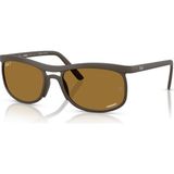 Ray-Ban RB4452CH 612473 56 Polarize Chromance Unisex Güneş Gözlüğü - Kahverengi