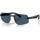 Ray-Ban RB4475CH 601S1C 60 Polarize Unisex Güneş Gözlüğü - Siyah