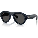 Ray-Ban RB4925 689587 50 Aviator Puffer Güneş Gözlüğü - Mavi