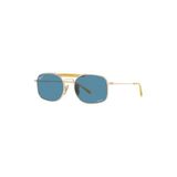 Ray-Ban RB8062 9205S2 Polarize Chromance Titanyum Erkek Güneş Gözlüğü - Altın - Mavi