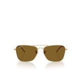Ray-Ban RBR0102S Köşeli Altın Unisex Polarize Güneş Gözlüğü