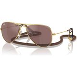 Ray-Ban Rj 9506S 223/6G 52 Ray-Ban Junior Avıator Çocuk Güneş Gözlüğü - Altın