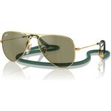 Ray-Ban Rj 9506S 223/6R 52 Ray-Ban Junior Avıator Çocuk Güneş Gözlüğü - Altın