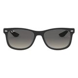 Ray-Ban RJ9052S 100/11 Çocuk Güneş Gözlüğü Siyah Kemik Çerçeve Erkek Çocuk için Degrade Füme Cam - 48 Ekartman