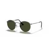 Ray-Ban Round Metal 3447 029 Gunmetal-Green Güneş Gözlüğü