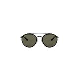 Ray-Ban Round RB3647N Yuvarlatılmış Kare Siyah Polarize Unisex Güneş Gözlüğü