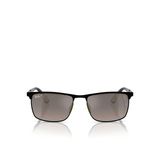 Ray-Ban Scuderia Ferrari Collection RB3726M Dikdörtgen Siyah Polarize Unisex Güneş Gözlüğü