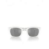 Ray-Ban Scuderia Ferrari Collection RB8362M Köşeli Beyaz Unisex Güneş Gözlüğü