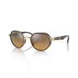 Ray-Ban Scuderia Ferrari RB 3703M F076A2 51 Gold-Brown Polarize Unisex Güneş Gözlüğü