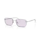 Ray-Ban Transitions RB 3768 003/MH 56 Silver-Amethyst Fotokromik Unisex Güneş Gözlüğü