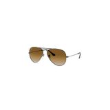 Ray-Ban Unisex Aviator Güneş Gözlüğü, 58, Gri Yeşil, üniseks-yetişkin