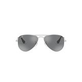 Ray-Ban Unisex Çocuk Güneş Gözlükleri 0RJ JUNIOR AVIATOR 212/6G 52, Gümüş,