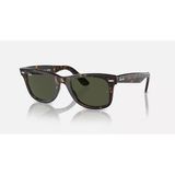 Ray-Ban Unisex Güneş Gözlüğü - Kare Havana Kemik Çerçeve Yeşil Cam G-15 %100 Uv Koruma 0Rb2140