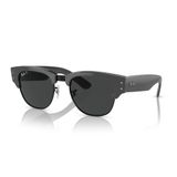 Ray-Ban Unisex Güneş Gözlüğü Siyah Çerçeve Üzerinde Gri, Siyah Lensler, 53MM