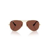 Ray-Ban Unisex RB3025 Klasik, Altın/Kırmızı, 62 mm