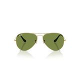 Ray-Ban Unisex RB3025 Klasik, Altın/Yeşil, 58 mm