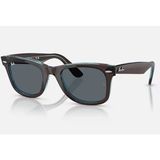 Ray-Ban Wayfarer Güneş Gözlüğü 50 mm Kahverengi Çerçeve Erkekler İçin UV 400 Koruma - Füme