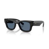 Ray-Ban Wayfarer Puffer 4940 601/80 50 Siyah Koyu Mavi Güneş Gözlüğü