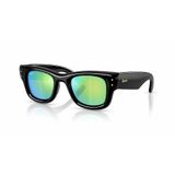 Ray-Ban Wayfarer Puffer 4940 601/8N 50 Siyah Yeşil Güneş Gözlüğü