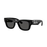 Ray-Ban Wayfarer Puffer A$Ap Rocky Özel Seri Güneş Gözlüğü Rb4940 686487 Black With Strass Dark Grey 47 Ekartman