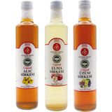 Raya Organik Atatürk Orman Çiftliği Sirke Seti – Elma, Üzüm, Alıç 3’lü (3 x 500 Ml) - 1,5 lt