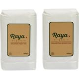 Raya Organik Beyaz Buğday Unu 1 kg ve Tam Buğday Unu 1 kg 2’li Set - 2 kg