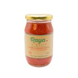 Raya Organik Doğranmış Domates, 345g | Ecocert Sertifikalı, Cam Kavanoz, Türkiye Menşeli, Düşük Yağ İçeriği, Doğal İçerik