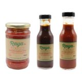 Raya Organik Organik Barbekü Sos 290 G Paprika Sos 320 G Tatlı Ketçap 300 G 3’lü Set - 590 gr
