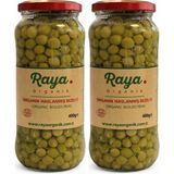 Raya Organik Organik Haşlanmış Bezelye (400 gr x 2) 2'li Set - 800 gr