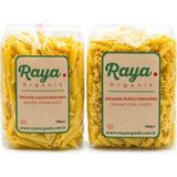 Raya Organik Organik Kalem ve Burgu Makarna 500 gr - 2'li Paket - 1 kg