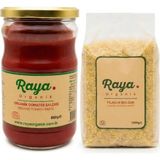 Raya Organik Organik Pilavlık Bulgur 1 kg - Organik Domates Salçası 650 gr 2 Li Set - 1,6 kg