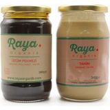 Raya Organik Organik Tahin ve Pekmez Avantaj Paket (Tahin 340 gr - Üzüm Pekmezi 380 Gr) - 640 gr