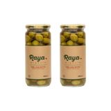 Raya Organik Organik Yeşil Zeytin 2’li Set (500 cc x 2) - 600 gr