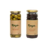 Raya Organik Organik Yeşil Zeytin ve Siyah Zeytin 2’li Set 500 cc - 500 gr