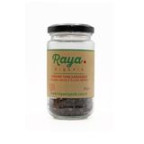 Raya Organik Tane Karabiber, 80g | Sertifikalı Organik, Cam Kavanoz, Türkiye Menşeli, Bütün Tane, Ecocert Onaylı