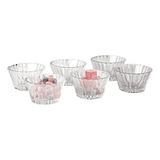 Rayan 6’lı Cam Mini Sosluk Reçellik Kahve Yanı Ikram Tabağı - 100 ml