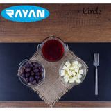 Rayan Circle Tekli Yuvarlak Cam Kahvaltilik