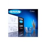 Rayan Cono 6Li Noktali Cam Kase