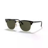 Rayban Clubmaster RB 3016 W0365 51 Black/Gold-Green Güneş Gözlüğü