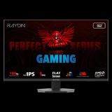 Raydın 31.5 İnç IPS Panel Flat Gaming Monitör 2560x1440 Çözünürlük 180 Hz Yenileme Hızı 1ms Tepki Süresi