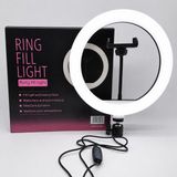 Raylax 10 Inç Ring Light Sadece Halka LED 3 Renkli Ayarlanabilir Tiktok Youtuber Işığı Ayaksız - Siyah