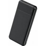Raylax 10000MAH Slim Powerbank 2.4A Normal Çift Çıkışlı Hızlı Şarj Özellikli Siyah Renkli