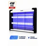 RAYLAX Elektrikli UV Sinek Öldürücü 4W UV Tüp 20W Yüksek Performanslı Sivrisinek Karasinek Böcek Kovucu Sessiz Kullanım